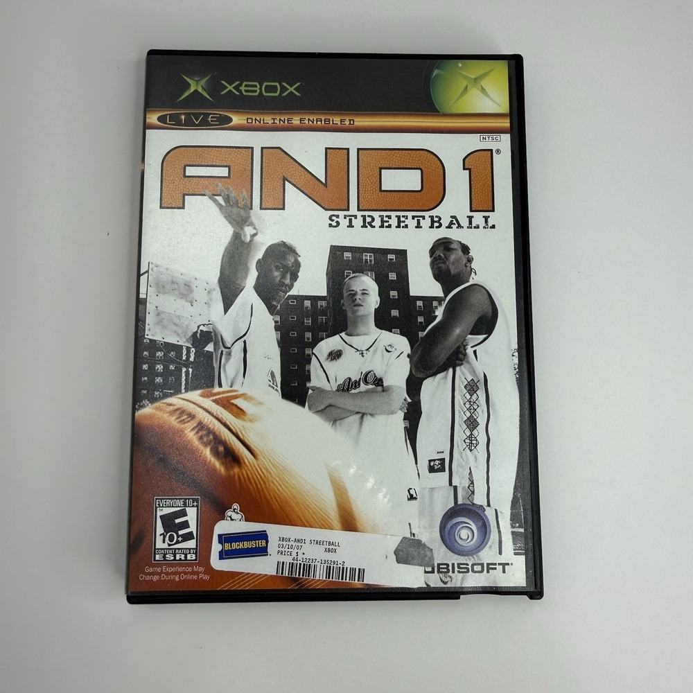 And 1 Streetball Xbox Live Online Enabled Manuel Included Untested